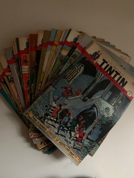 Tintin (magazine) Nr 1 à 52 - Année complète 1951 - 52 Tal