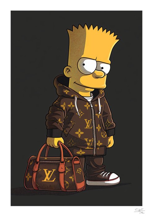 SKE - Bart Simpson X Vuitton