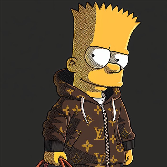 SKE - Bart Simpson X Vuitton