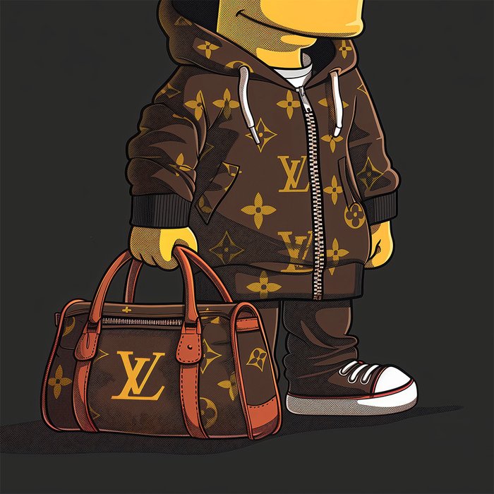 SKE - Bart Simpson X Vuitton