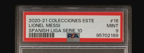 2020 Panini Colecciones Este Lionel Messi #16 Serie Oro PSA 9 - 1 Graded card