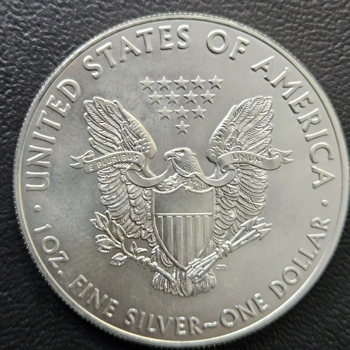 Förenta staterna. 1 Dollar 2017 American eagle, 1 Oz (.999)  (Ingen mindstepris)