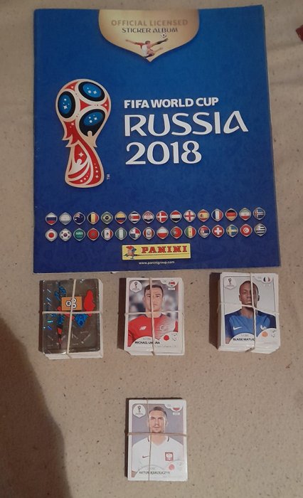 Panini - Russia 2018 World Cup - 1 Empty album + complete loose sticker set