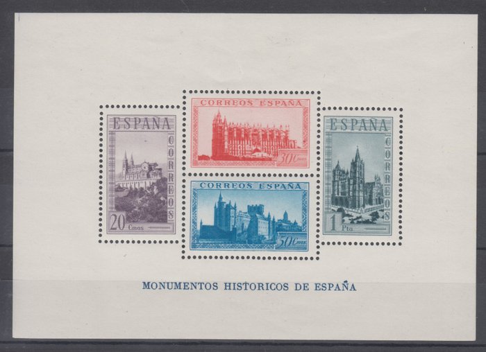 Spanien 1938 - Historiske monumenter. - Edifil 847