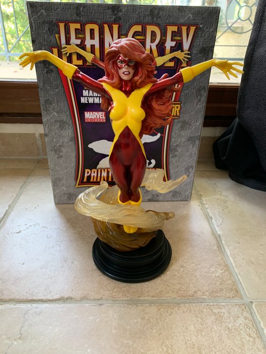 Statue, Jean Grey X Factor full size statue - 13 in - Harpiks