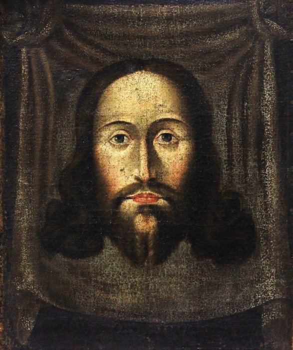 Escuela española (XVII) - The veil of Veronica