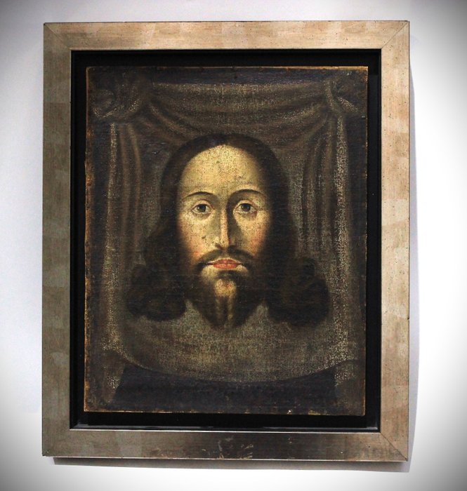 Escuela española (XVII) - The veil of Veronica