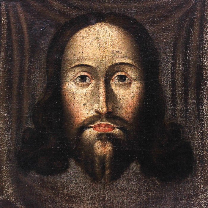 Escuela española (XVII) - The veil of Veronica