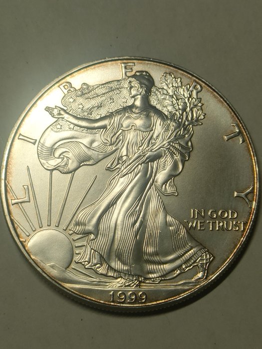 Förenta staterna 1 Dollar 1999 Liberty 1 Oz (999)  (Ingen mindstepris)