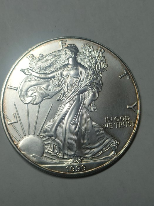 Förenta staterna 1 Dollar 1999 Liberty 1 Oz (999)  (Ingen mindstepris)