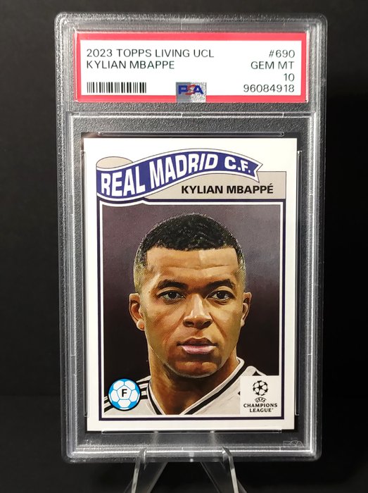 2024 Topps Living UCL Kylian Mbappé #690 PSA 10 - 1 Graded card