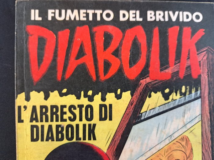 Diabolik Prima Serie n. 3 - L'Arresto di Diabolik - 1 Comic - Første udgave - 1963