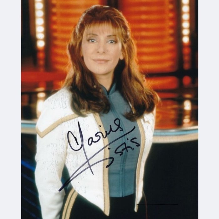 Star Trek - Signed by Marina Sirtis (Counselor Deanna Troi)