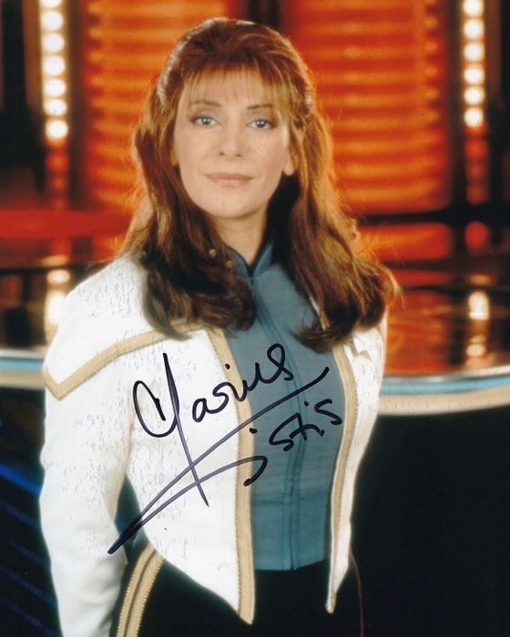 Star Trek - Signed by Marina Sirtis (Counselor Deanna Troi)