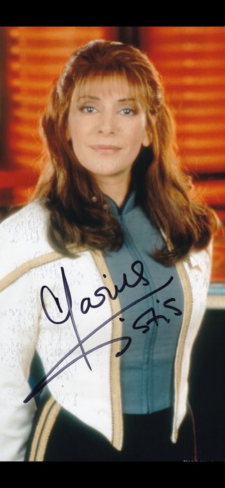 Star Trek - Signed by Marina Sirtis (Counselor Deanna Troi)