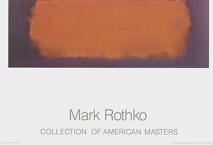 Mark Rothko - Untitled (untitelt 1955) - 1990‹erne