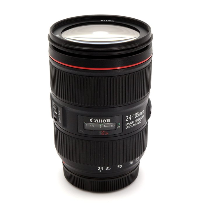 Canon EF 24-105mm f/4L IS II USM zoomlens met EW-83M zonnekap #PRO ZOOMLENS Zoomobjektiv