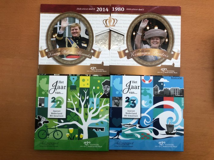 Holland. Year Set (BU) 2013/2023 (4 sets)  (Ingen mindstepris)