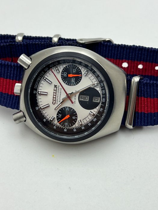 Citizen - Bullhead Panda Chronograph - Ingen mindstepris - 67-9011 - Mænd - 1970-1979