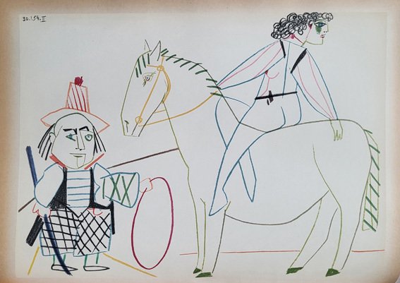 Pablo Picasso (after) - Human Comedy 3011954 II mit COA