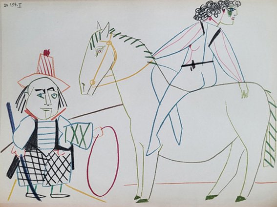 Pablo Picasso (after) - Human Comedy 3011954 II mit COA