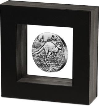 Australien. 2 Dollars 2016 Kangaroo - Antique Finish, 2 Oz (.999)