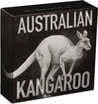 Australien. 2 Dollars 2016 Kangaroo - Antique Finish, 2 Oz (.999)