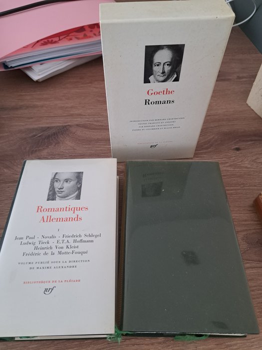 Goethe e.a. - Romans / Romantiques allemands / Histoire des moeurs / Histoire de la philosophie - 1983-1990