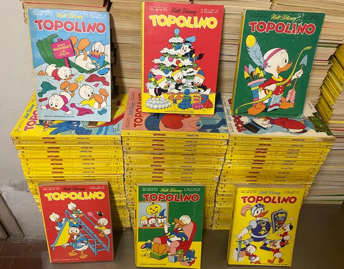 Topolino 801/898 - Sequenza semi completa - 88 Comic - Første udgave - 1971/1973