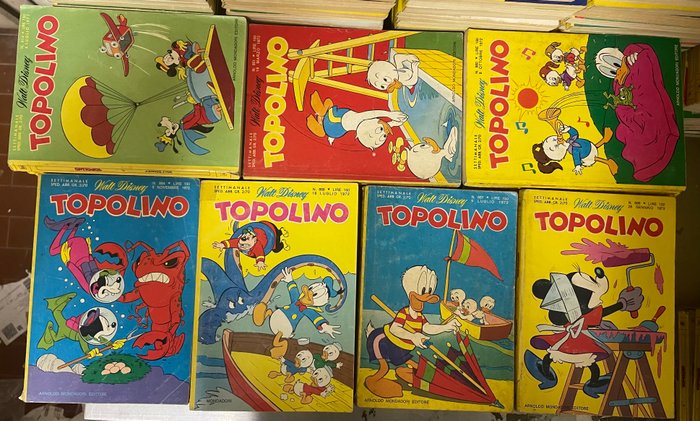 Topolino 801/898 - Sequenza semi completa - 88 Comic - Første udgave - 1971/1973