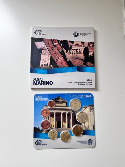 San Marino. Year Set / Coin card 2003/2014 (3 items)  (Ingen mindstepris)