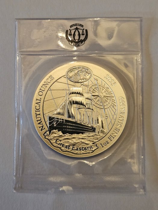 Rwanda 50 Amafranga 2023 Nautical Ounce 1 Oz (999)  (Ingen mindstepris)