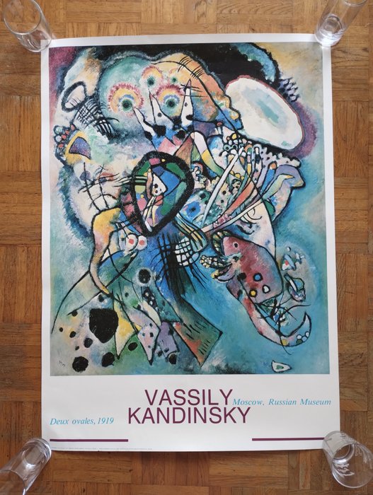 Vassily Kandinsky - Due ovali © Vassily Kandinsky by S.I.A.E. 1992