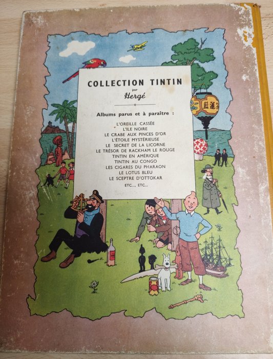 Tintin T2 - Tintin au Congo (B1) - C - EO couleur - 1 Album - 1946