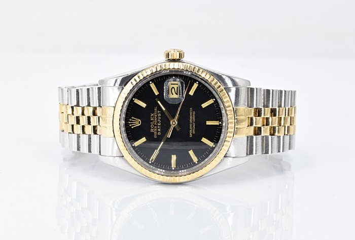 Rolex - Oyster Datejust Black Dial - Ingen mindstepris - 16013 - Mænd - 1980-1989