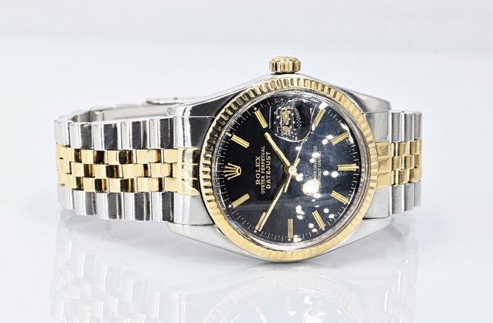 Rolex - Oyster Datejust Black Dial - Ingen mindstepris - 16013 - Mænd - 1980-1989