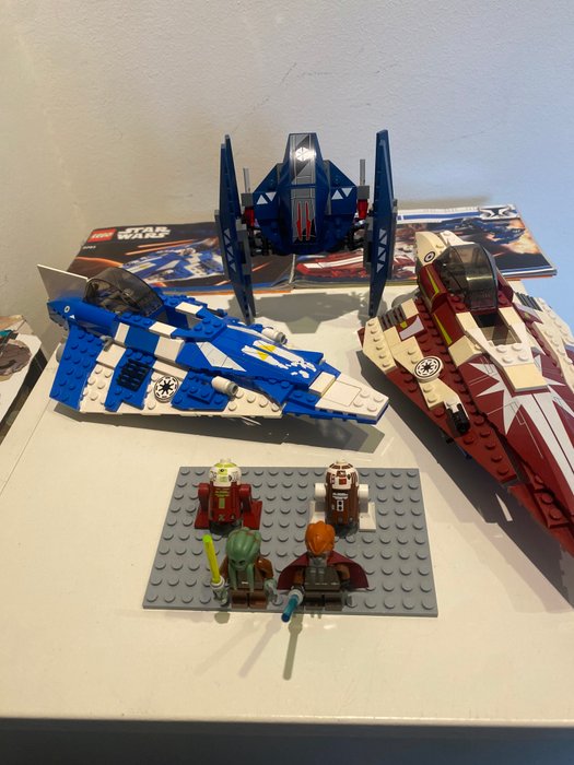 Lego - Star Wars - 8093+7751 - 2 Jedi Starfighter - Holland