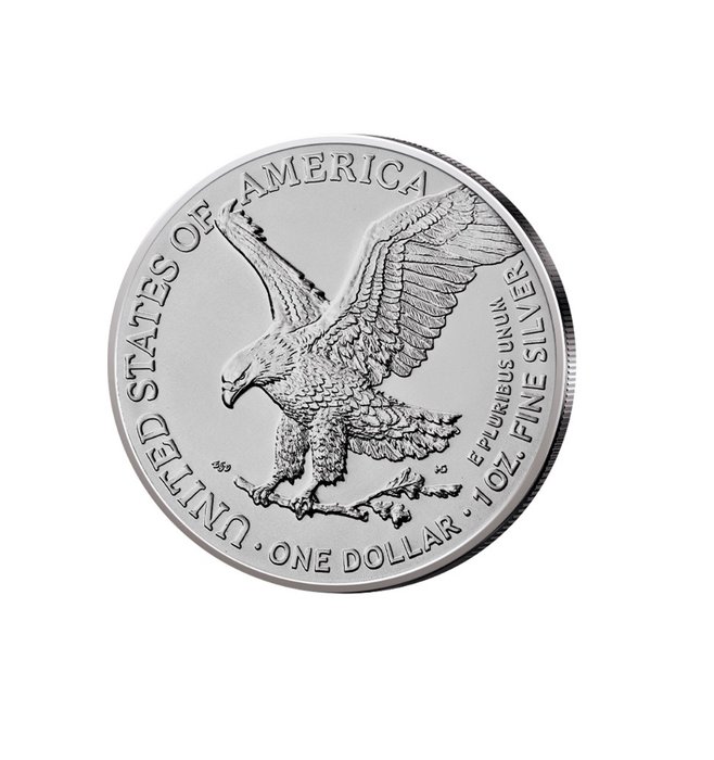 Förenta staterna. 1 Dollar 2024 American Silver Eagle - Farbapplikation, 1 Oz (.999)  (Ingen mindstepris)