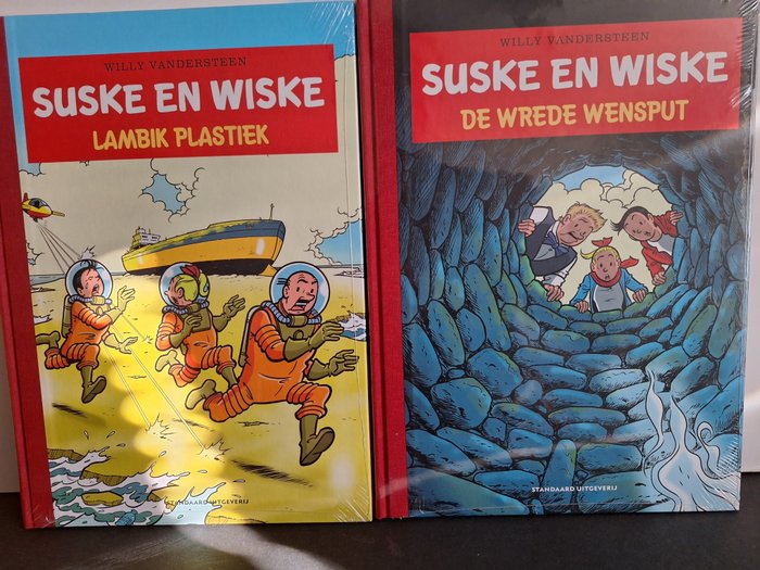 Suske en Wiske - Lambik Plastiek HC- De Wrede Wensput HC - 2 Album - Begrænset udgave - 2019