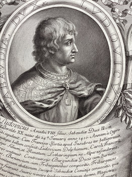 FID Lange, after, engraved by Tasnière, Peter Giffart - 9 prints of the Miltary Knights  Dukes of Savoy