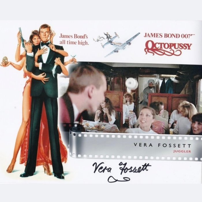 James Bond 007: Octopussy - Signed by Vera Fossett (Juggler)