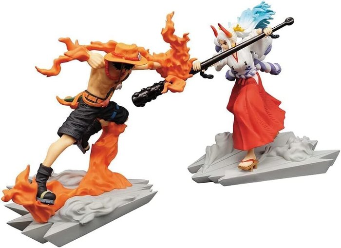 One Piece Battle Scene Collection: Portgas D. Ace  Yamato Figurine Set Figurine - Bandai Namco