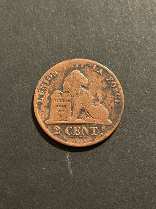 Belgien. 2 Cents 1859/1912 (20x)  (Ingen mindstepris)