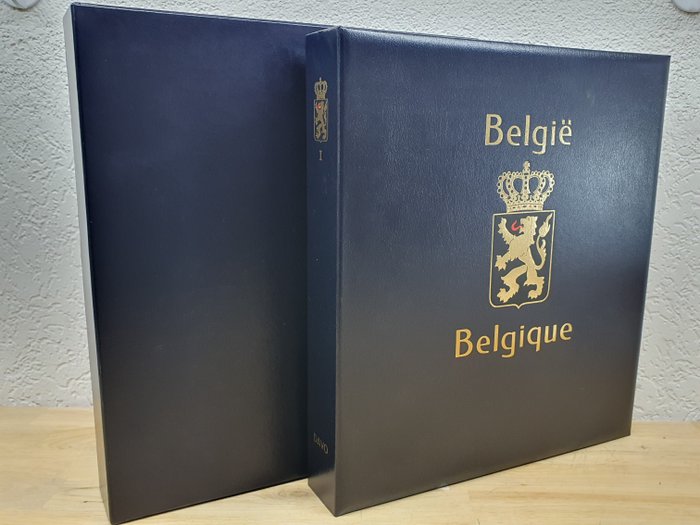 Belgien 1849/1951 - Samling i Davo album med kassette