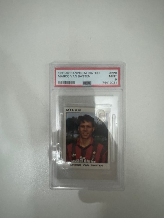 1991/92 Panini Calciatori Marco van Basten #220 PSA 9 Graded sticker