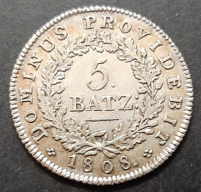 Schweiz Bern 5 Batzen 1808