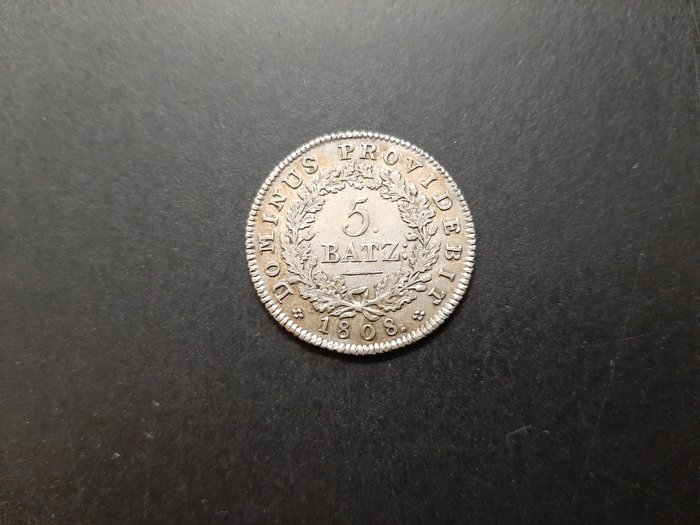 Schweiz Bern 5 Batzen 1808