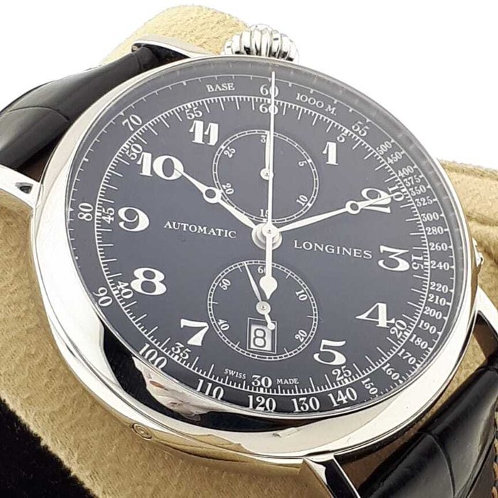 Longines - Heritage Single Button Chronograph Automatic Sub-Second The Longines Aviation Watch Type A-7 "FULL - L27794532 - Mænd - 2015