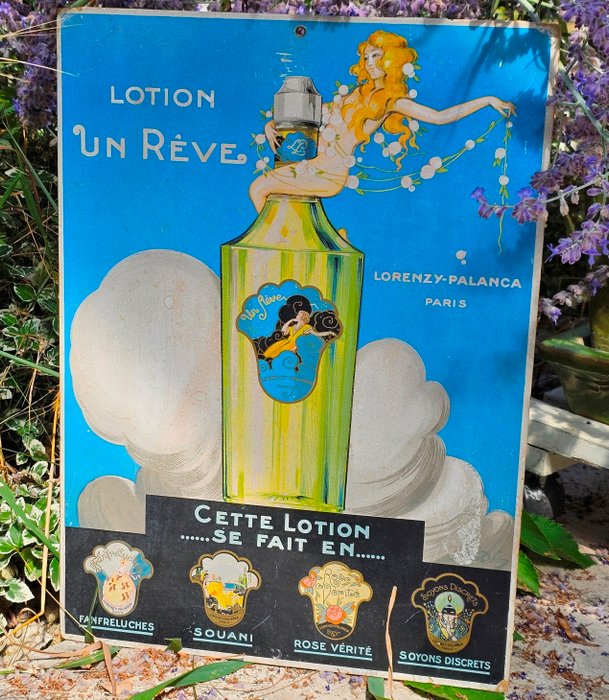 Lotion Un Rêve Lorenzy-Palanca Paris - Reklameplakat - Kort