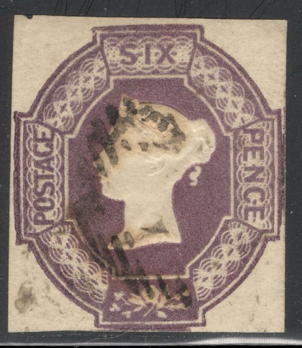 Storbritannien 1848/1854 - Dronning Victoria: 6 pence Mauve - SG # 58